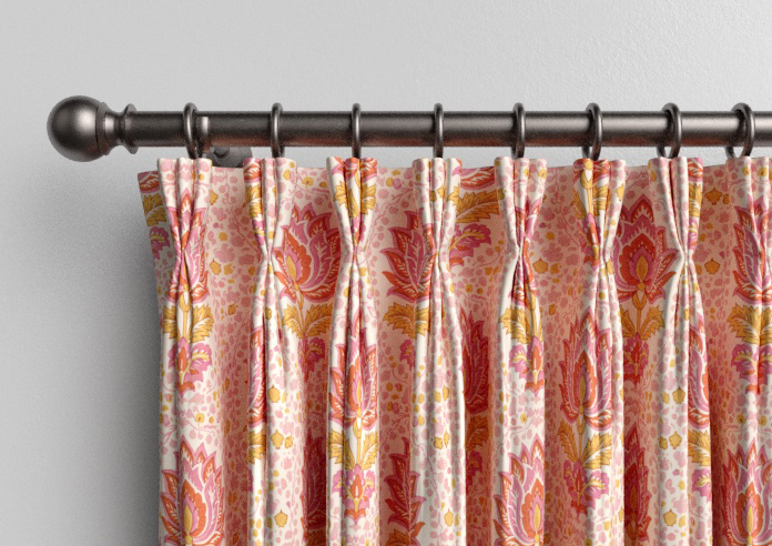Petal & Block Lotus Blossom, Sunset - Made to Measure Curtains - Image 11